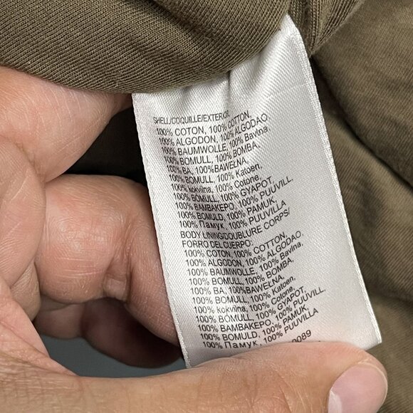 RVCA Women's Brown Nature x Industry Hooded Jacket XS Cotton - Picture 7 of 11